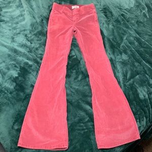 Free people flare corduroy pants